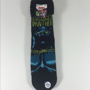 Black Panther Slipper Socks Size 10-13